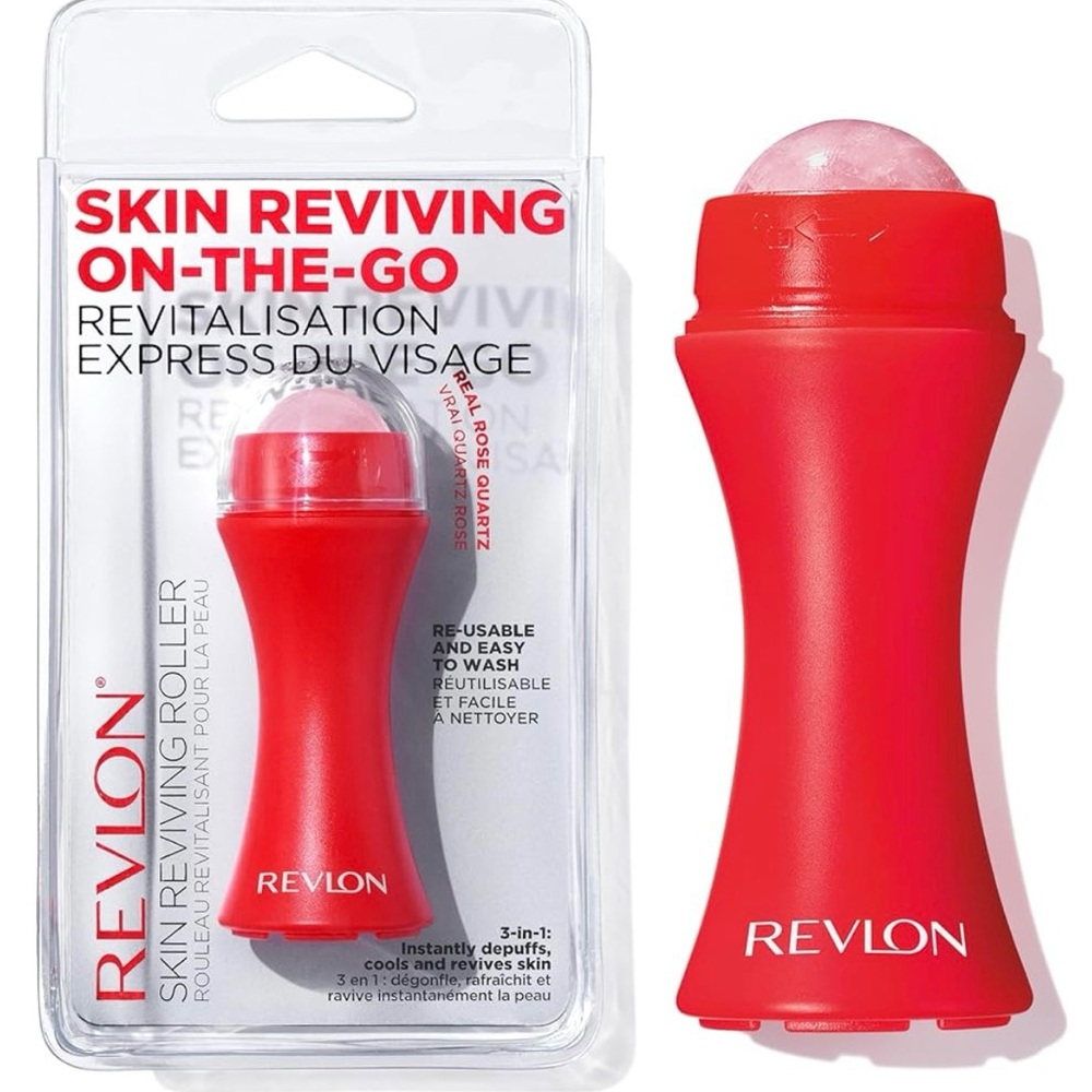 Revlon Skin Reviving Roller with Rose Quartz NIB